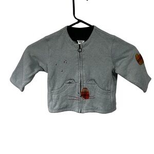 Baby Mini Catimini Sweater Imperfection Jacket Sz 18 M